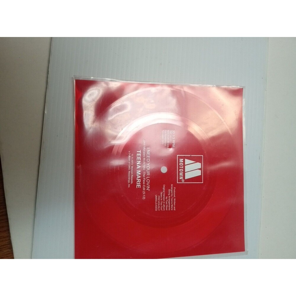 Teena Marie I need Your Lovin' 33 1/3 rpm